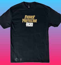 a black t - shirt with the words fark protector on it